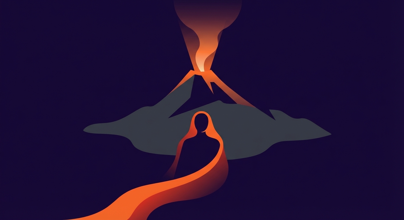 Representative image for question: In Hawaiian mythology, which goddess is most closely associated with volcanoes, fire, and is said to inhabit Kīlauea...