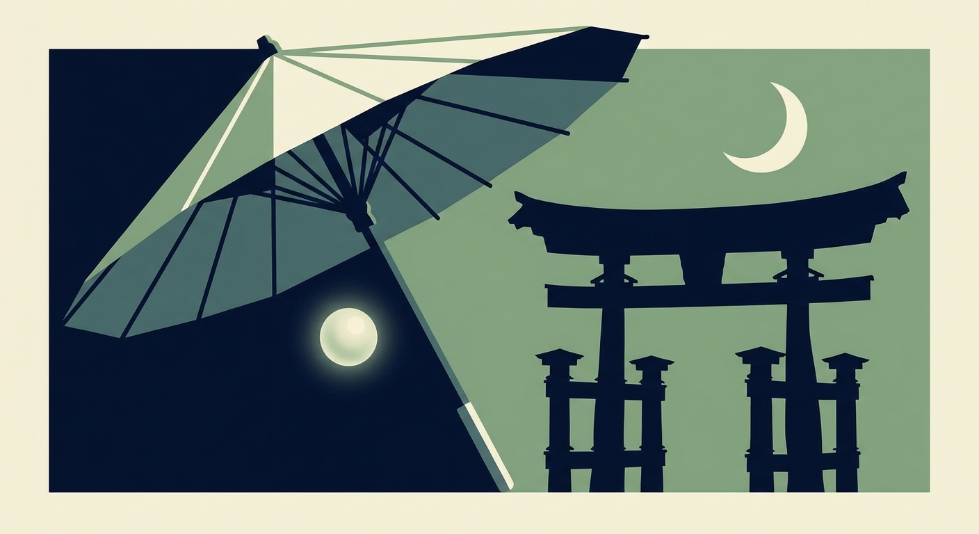 Representative image for question: In Japanese folklore, which yōkai is a tsukumogami umbrella, commonly depicted with one eye and a single leg and some...