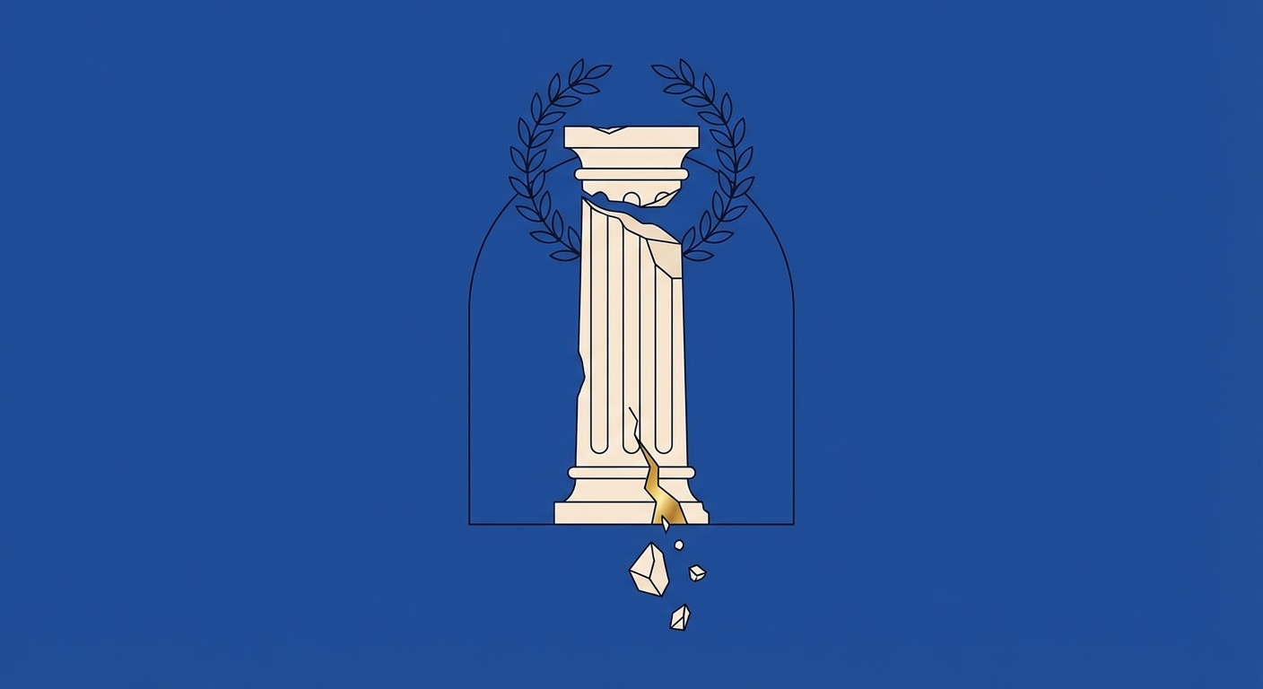 Representative image for question: In classical tragedy, what term denotes a protagonist's fatal flaw or error in judgment that leads to downfall?