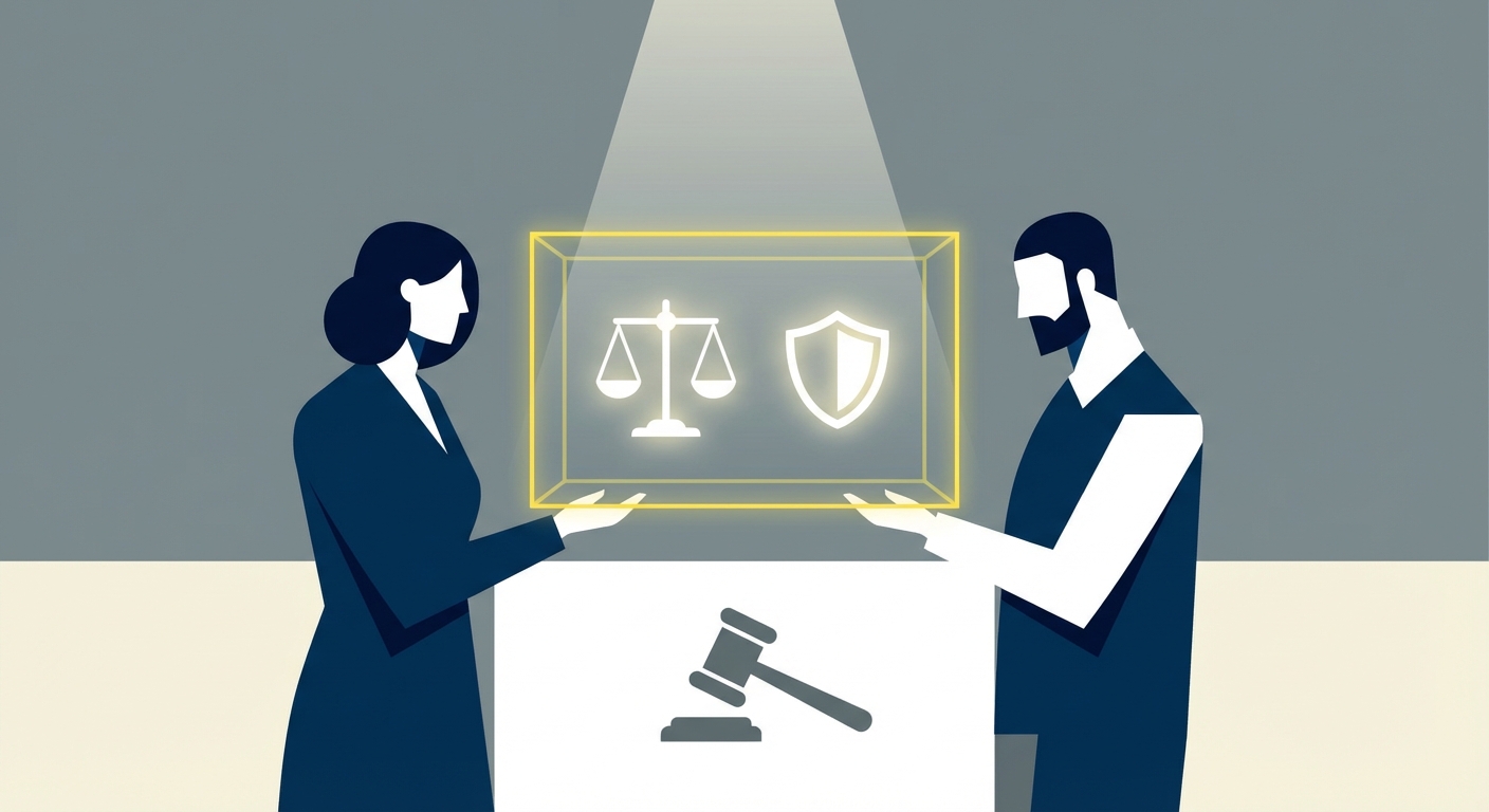 Representative image for question: Which remedy allows a court to declare the legal rights of parties without ordering any specific action?