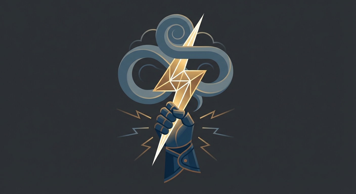 Representative image for question: Which Vedic deity is primarily a storm- and warrior-god who wields the thunder-weapon vajra and defeats the dragon Vr...