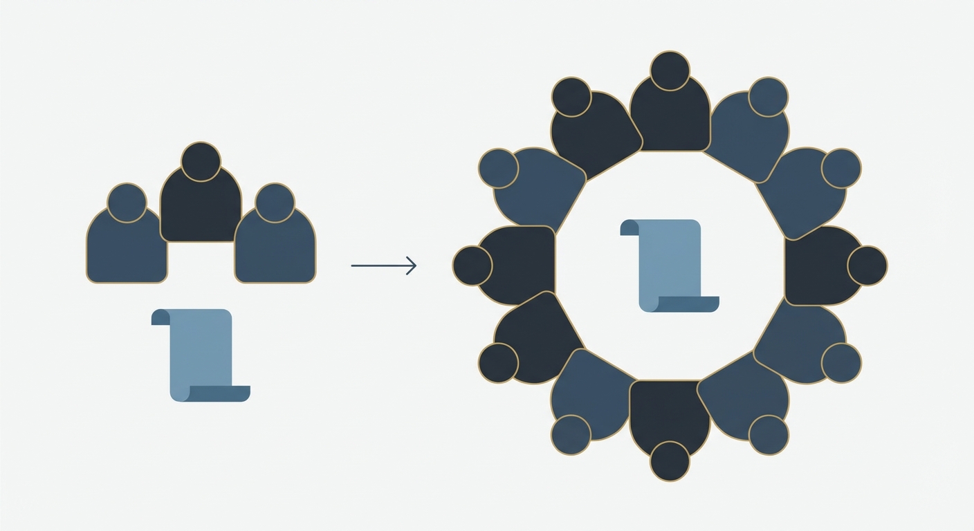 Representative image for question: What does an 'en banc' rehearing in an appellate court mean?