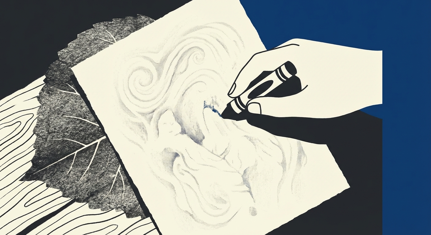 Representative image for question: Which Surrealist artist developed the technique called 'frottage', making rubbings from textured surfaces to generate...