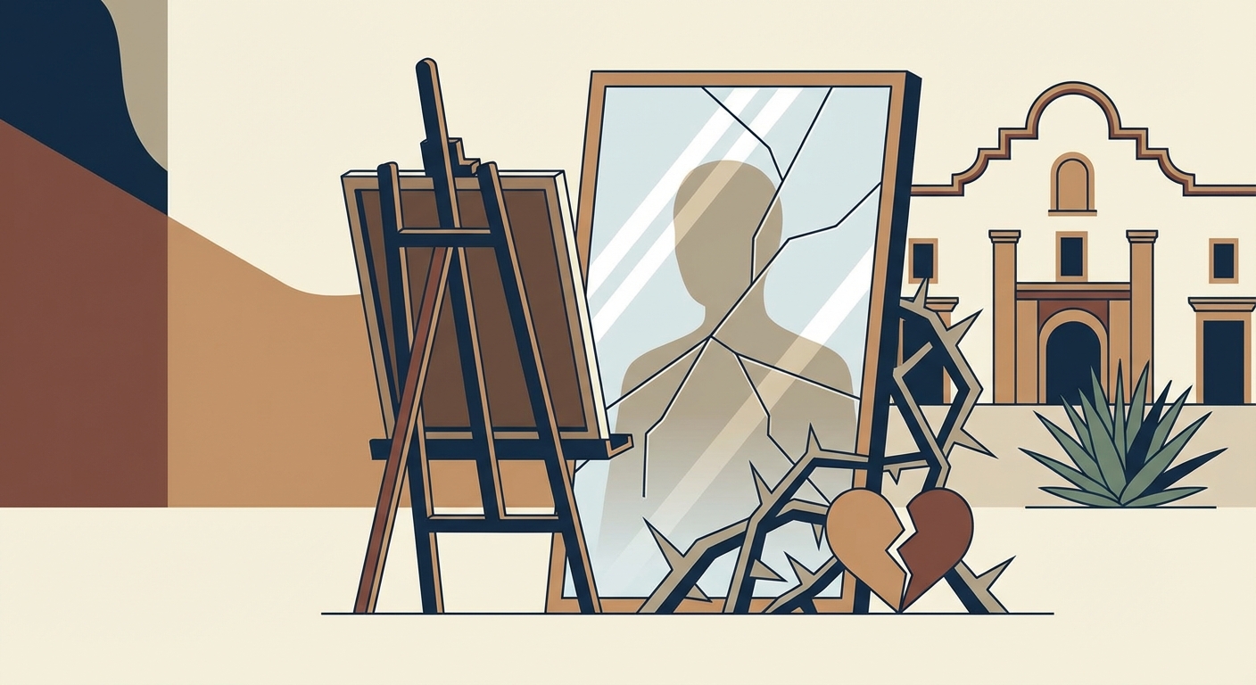 Representative image for question: Which 20th-century Mexican artist is renowned for vivid, autobiographical self-portraits exploring identity and pain?