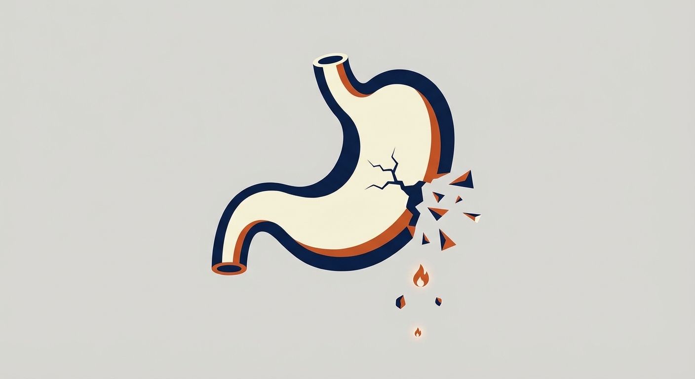 Representative image for question: Which bacterium is the primary cause of most peptic (gastric and duodenal) ulcers?
