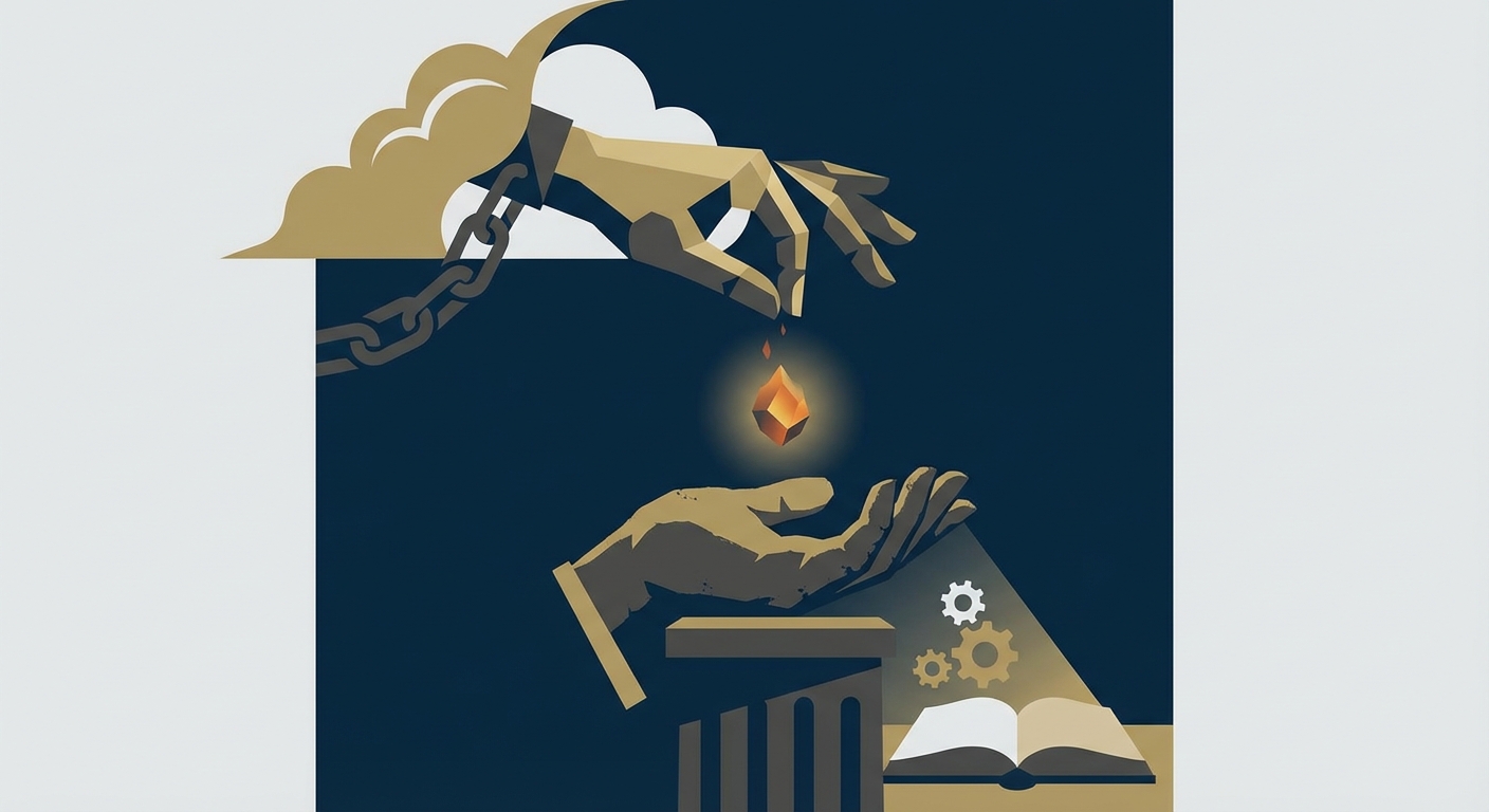 Representative image for question: In Greek mythology, who stole fire from the gods and gave it to humanity, for which he was punished by Zeus?