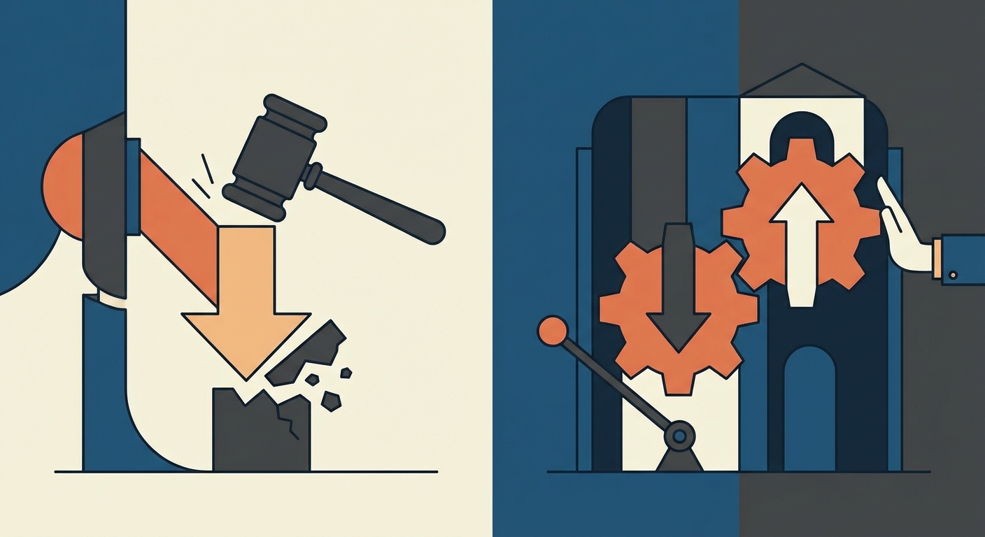 Representative image for question: What distinguishes a "constructive vote of no confidence" from a simple no-confidence motion?