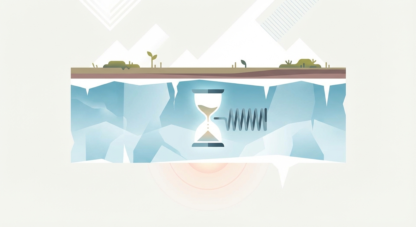 Representative image for question: Which biome is dominated by low-growing vegetation, frequent permafrost, and a very short growing season?