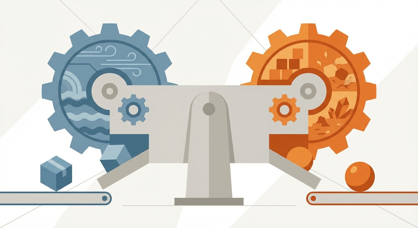 Representative image for question: According to the Heckscher–Ohlin theorem, a country will specialize in and export goods that are: