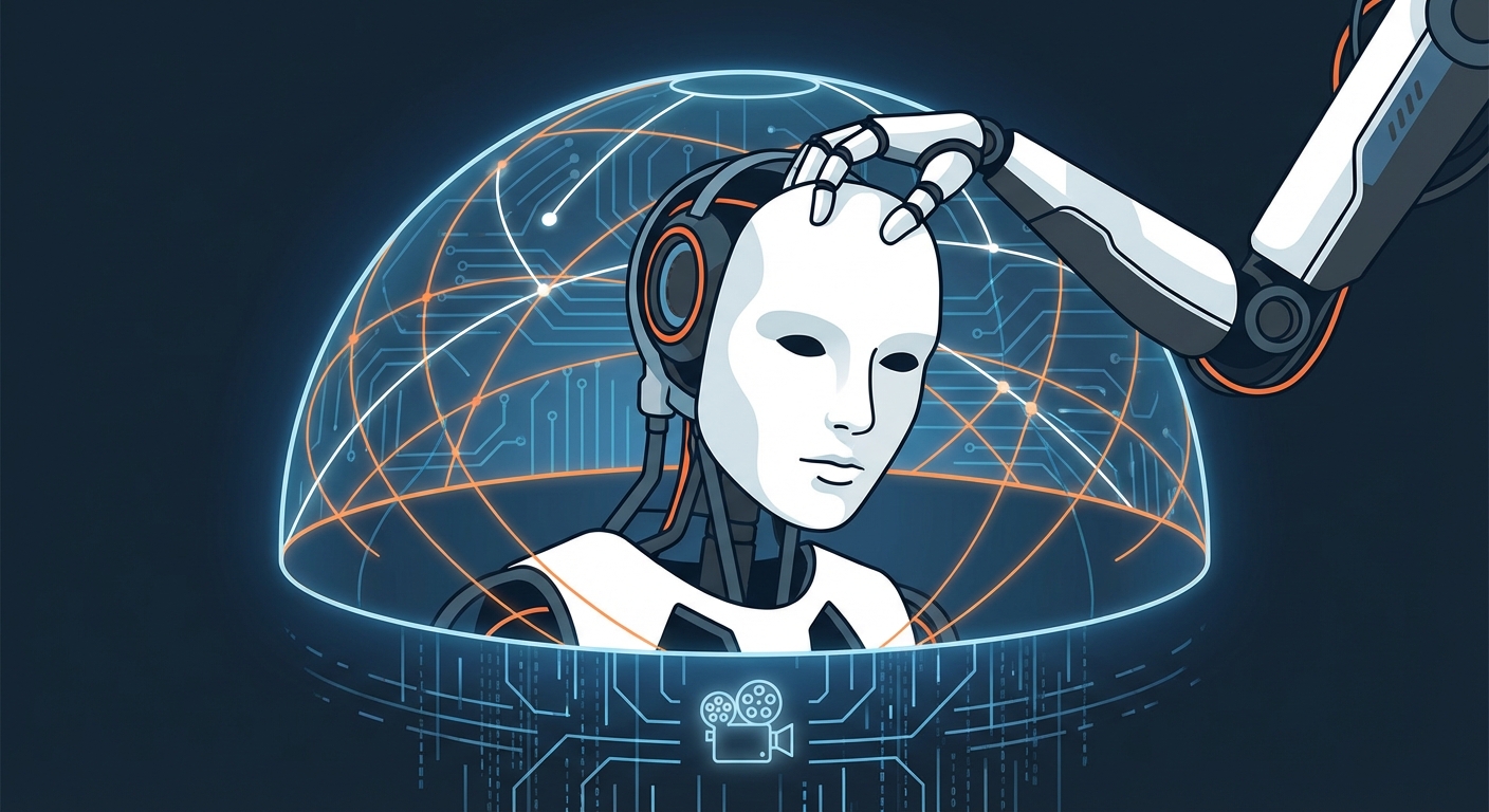 Representative image for question: Which HBO series, based on a 1973 film by Michael Crichton, centers on a futuristic theme park populated by android "...