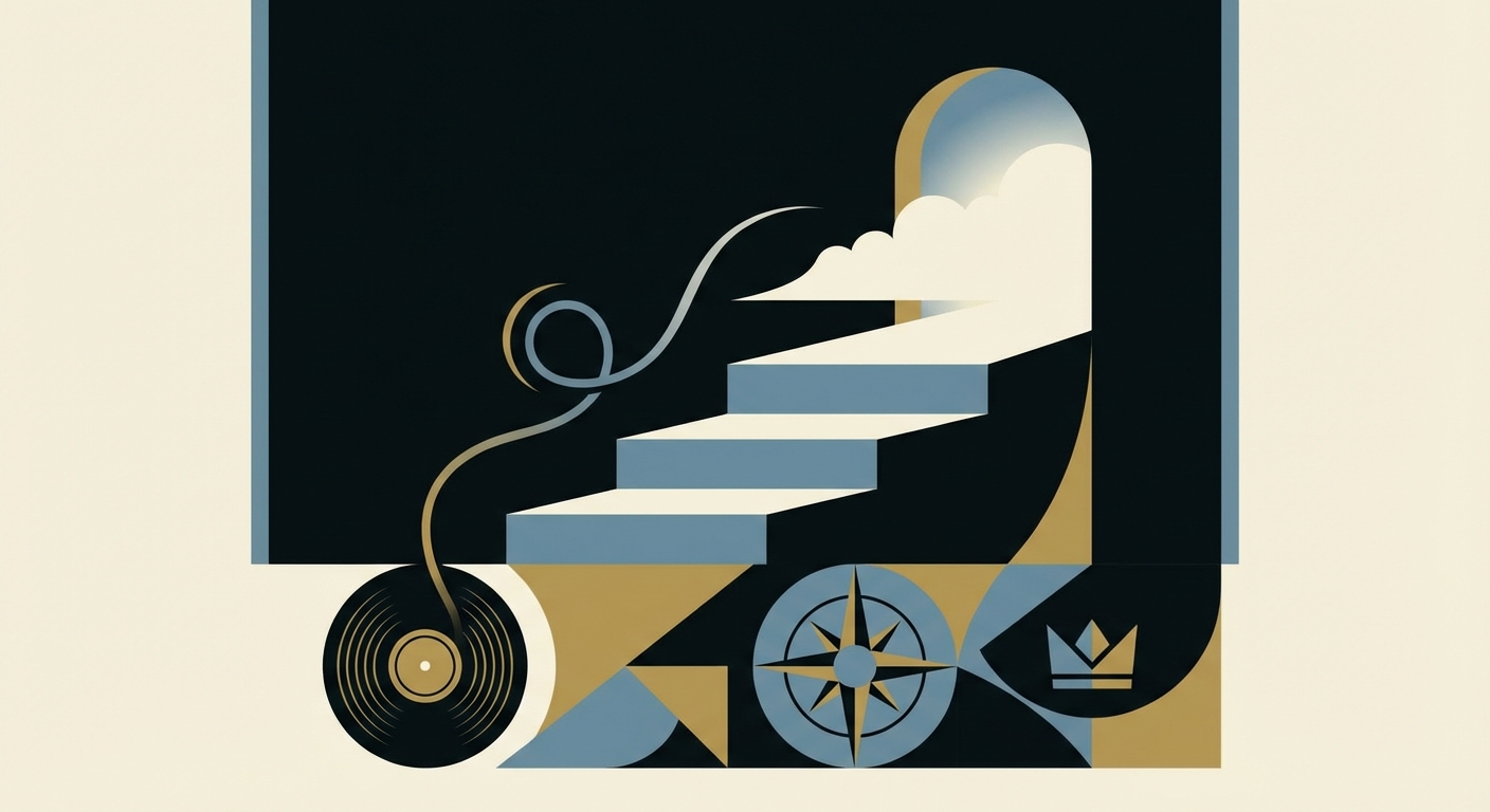 Representative image for question: Which British band released the 1971 album 'Led Zeppelin IV', which features the song "Stairway to Heaven"?