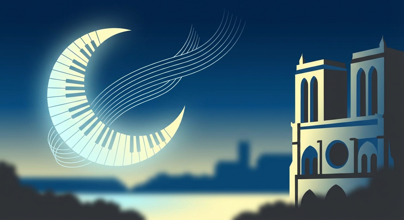 Representative image for question: Who composed the piano piece "Clair de Lune", which appears as part of the Suite bergamasque?