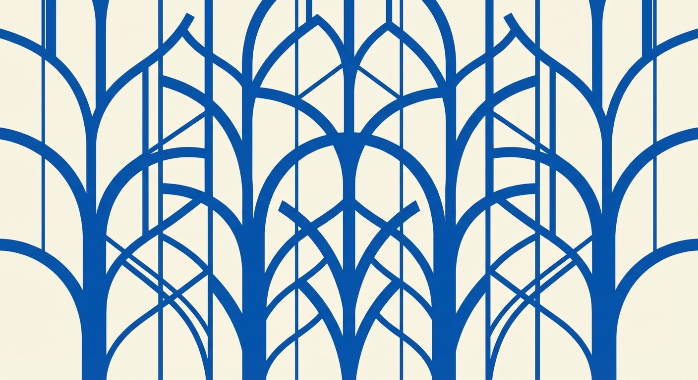 Representative image for question: In Gothic architecture, what is 'tracery'?