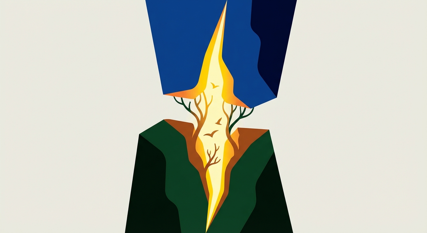 Representative image for question: In Māori tradition, which deity separated the sky father Rangi and earth mother Papa, creating space and light and be...