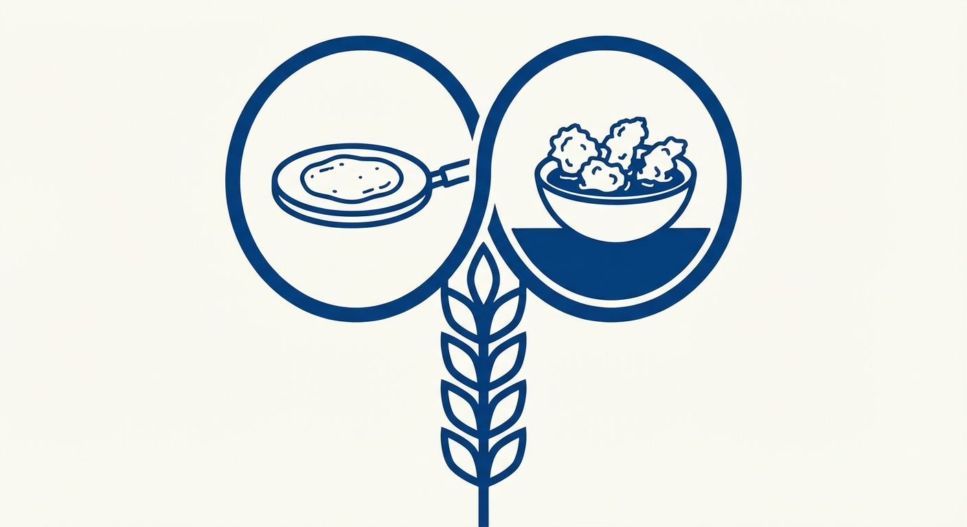 Representative image for question: Which flour, also called besan, is commonly used to make socca and pakora?