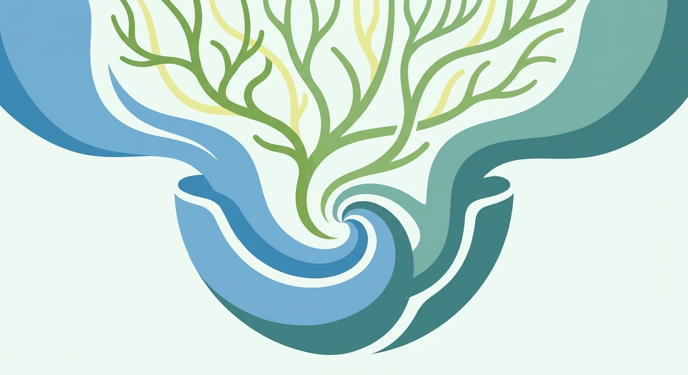 Representative image for question: What is the term for a partially enclosed coastal body of water where freshwater from rivers mixes with seawater, cre...