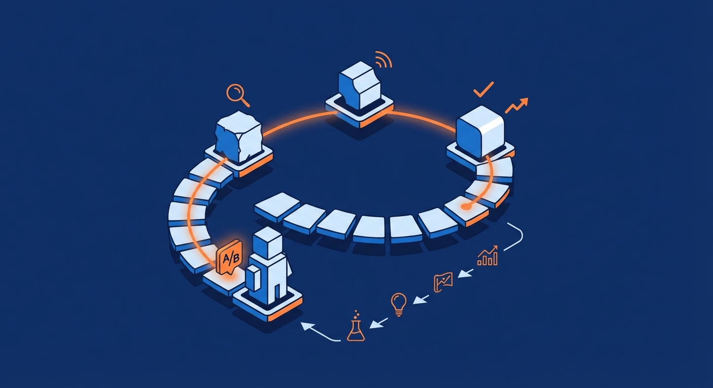 Representative image for question: Which management approach emphasizes rapid, iterative product testing and learning through small experiments to valid...