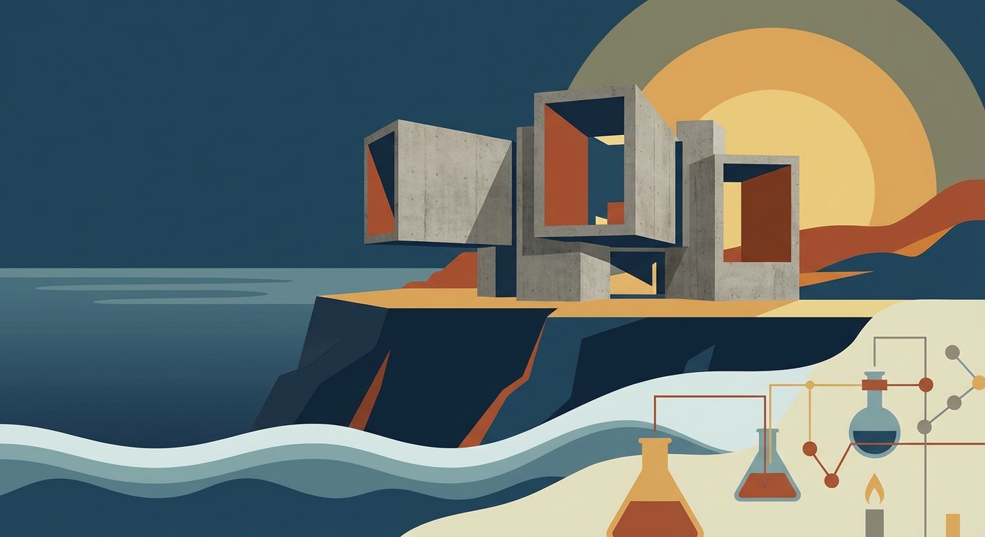 Representative image for question: Which architect designed the Salk Institute for Biological Studies in La Jolla, California?