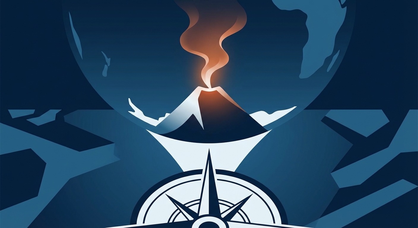 Representative image for question: On which continent is Mount Erebus, the southernmost active volcano on Earth, located?