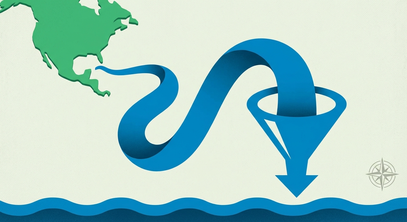 Representative image for question: Which river is generally considered the longest in South America, with an approximate length of 6,400 km and the larg...