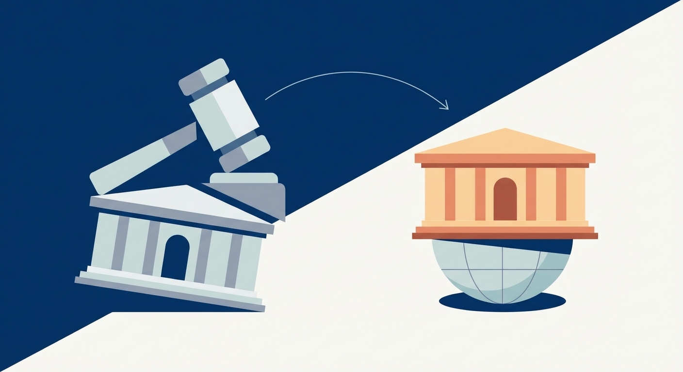 Representative image for question: What does the doctrine of forum non conveniens permit a court to do?