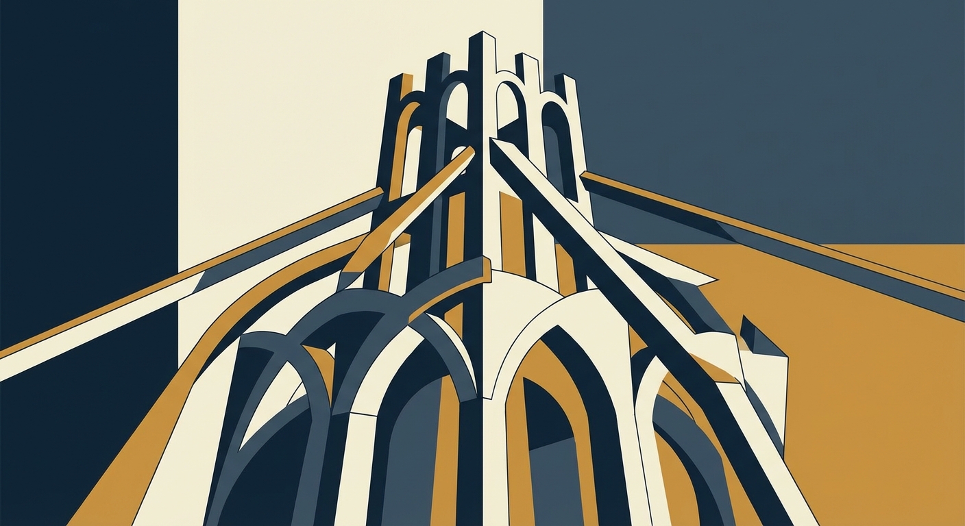 Representative image for question: Which architectural style, emerging in the 12th century, is characterized by pointed arches, ribbed vaults and flying...