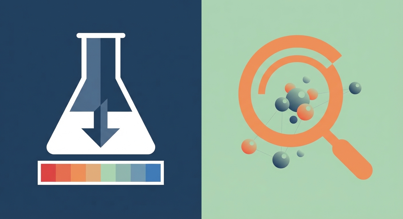 Representative image for question: What is the pH of a 0.01 M hydrochloric acid (HCl) solution, assuming full dissociation?