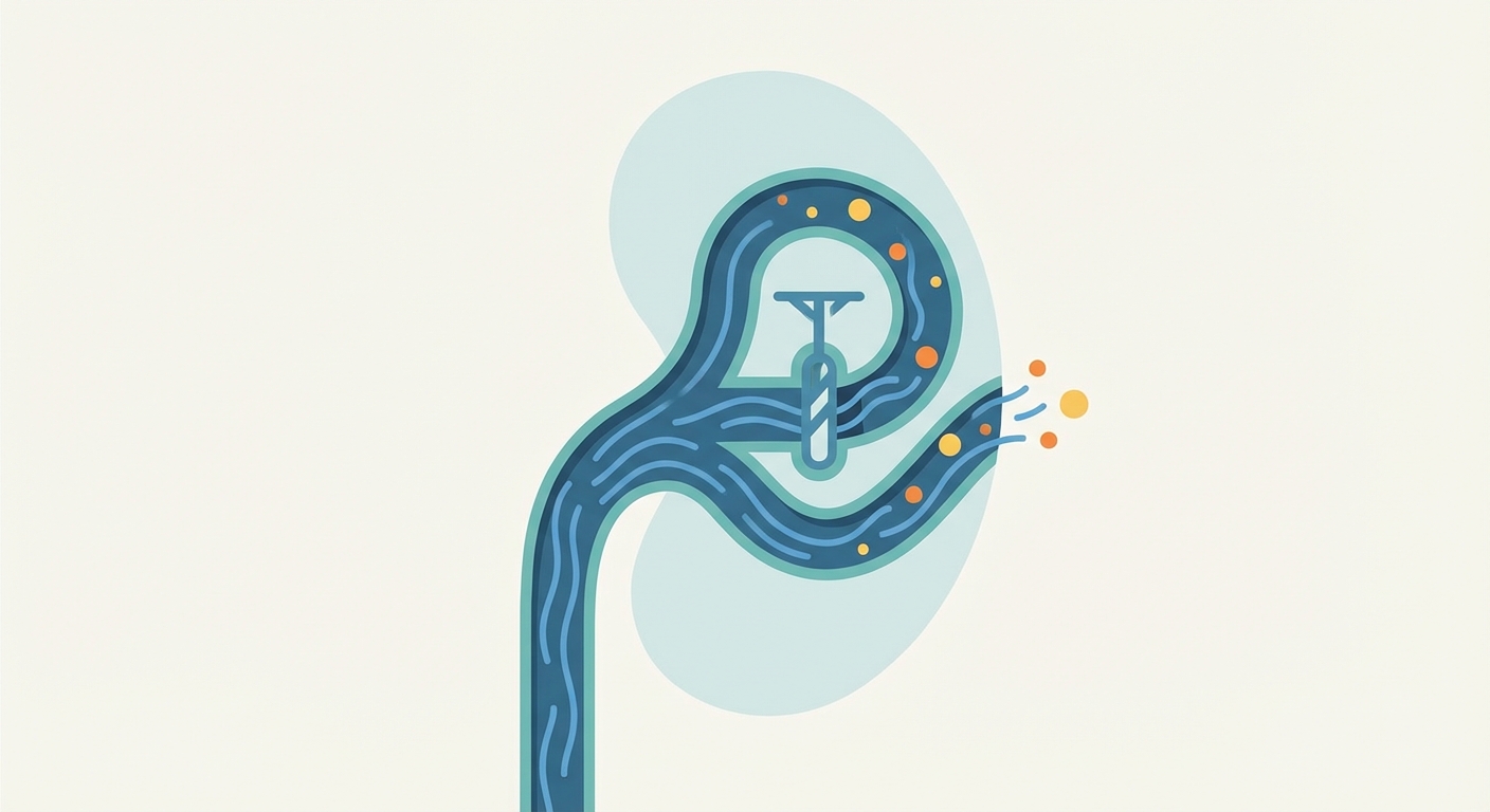 Representative image for question: Which class of diuretics primarily inhibits the Na+/Cl− cotransporter in the distal convoluted tubule?