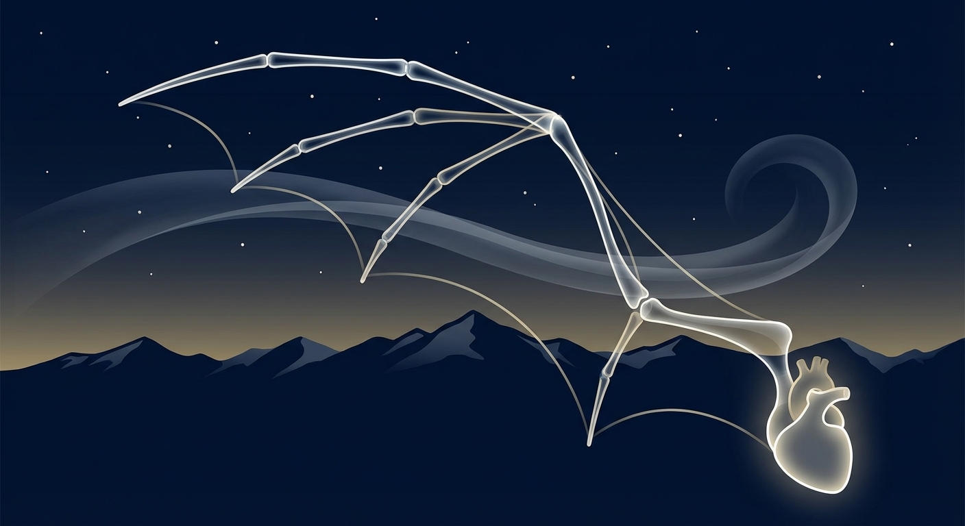 Representative image for question: Which mammal is the only group capable of sustained, powered flight?