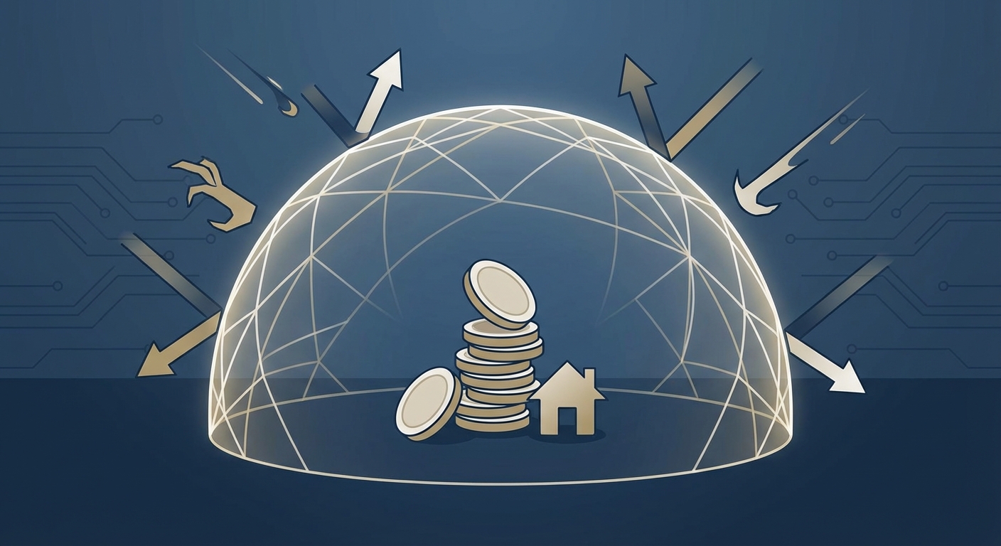 Representative image for question: What is the effect of the automatic stay that goes into effect when a debtor files a bankruptcy petition?