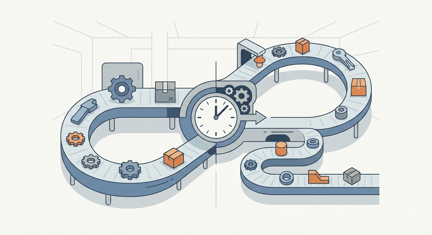 Representative image for question: Which company popularized the Just‑In‑Time (JIT) manufacturing system widely adopted in the 1970s to reduce inventory...